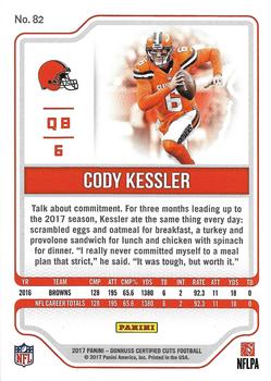 2017 Donruss Certified Cuts #82 Cody Kessler Back