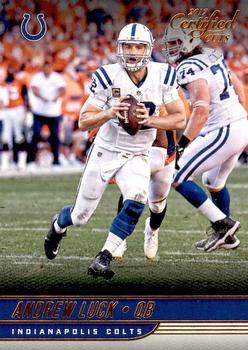 2017 Donruss Certified Cuts #92 Andrew Luck Front