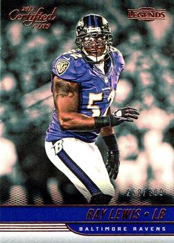 2017 Donruss Certified Cuts #113 Ray Lewis Front