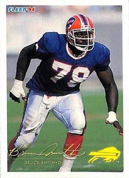 1994 Fleer New England Patriots Ticket Cards #NNO Bruce Smith Front