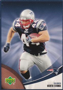 2007 Upper Deck Boston Globe New England Patriots #35 Heath Evans Front