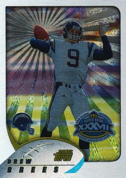 2003 Fleer/Pacific/Playoff/Topps/Upper Deck San Diego Chargers Super Bowl XXXVII Promos #1 Drew Brees Front