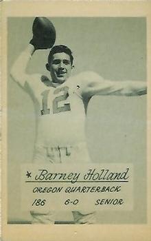 1953 Oregon Ducks #NNO Barney Holland Front