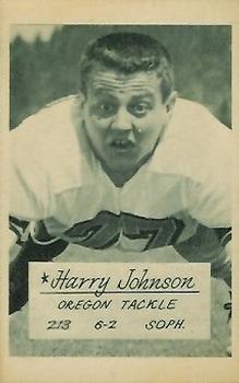 1953 Oregon Ducks #NNO Harry Johnson Front