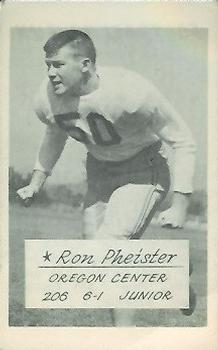 1953 Oregon Ducks #NNO Ron Pheister Front