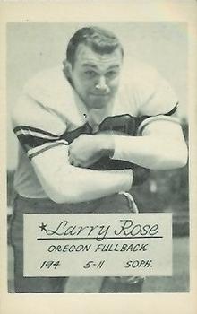 1953 Oregon Ducks #NNO Larry Rose Front