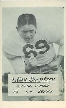 1953 Oregon Ducks #NNO Ken Sweitzer Front