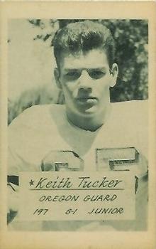 1953 Oregon Ducks #NNO Keith Tucker Front
