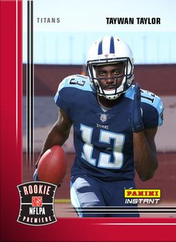 2017 Panini Instant NFL - Rookie Premiere RPS #RPS-32 Taywan Taylor Front
