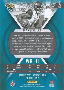 2017 Panini XR - Blue #49 Marqise Lee Back