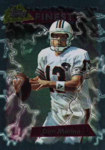 1995 Finest Pro Bowl Jumbos #9 Dan Marino Front