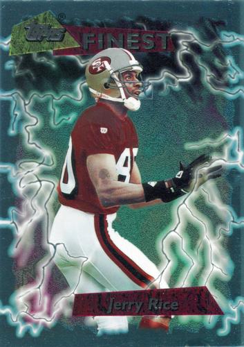 1995 Finest Pro Bowl Jumbos #16 Jerry Rice Front