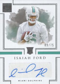 2017 Panini Impeccable #182 Isaiah Ford Front