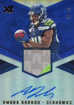 2017 Panini XR - Rookie Swatch Autographs Blue #RSA-AD Amara Darboh Front