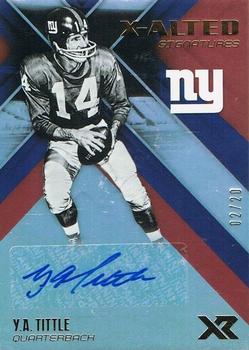 2017 Panini XR - X-Alted Signatures #XAS-YT Y.A. Tittle Front