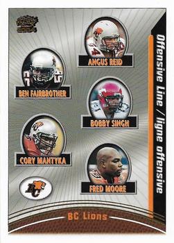 2004 Pacific CFL #1 Angus Reid / Ben Fairbrother / Bobby Singh / Cory Mantyka / Fred Moore Front