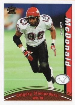 2004 Pacific CFL #20 Darnell McDonald Front