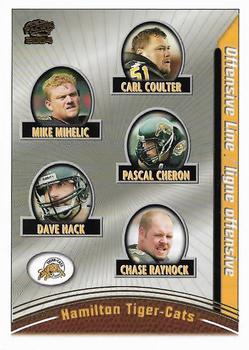 2004 Pacific CFL #37 Carl Coulter / Mike Mihelic / Pascal Cheron / Dave Hack / Chase Raynock Front