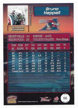 2004 Pacific CFL #56 Bruno Heppell Back