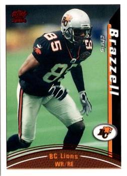 2004 Pacific CFL - Red #2 Chris Brazzell Front