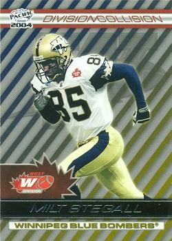 2004 Pacific CFL - Division Collision #9 Milt Stegall Front