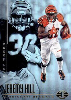 2017 Panini Illusions #83 Ickey Woods / Jeremy Hill Front