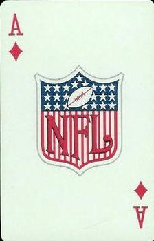 1963 Stancraft Playing Cards - Red Backs #A♦ NFL Logo Front