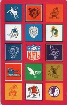1963 Stancraft Playing Cards - Red Backs #JOKER NFL Logo w/Stancraft Logo Back