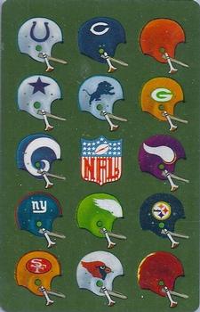 1963 Stancraft Playing Cards - Green Backs #A♠ NFL Logo Back