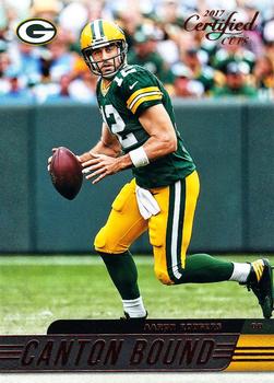 2017 Donruss Certified Cuts - Canton Bound #3 Aaron Rodgers Front