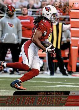 2017 Donruss Certified Cuts - Canton Bound #12 Larry Fitzgerald Front