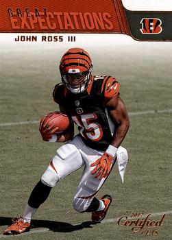 2017 Donruss Certified Cuts - Great Expectations #10 John Ross III Front