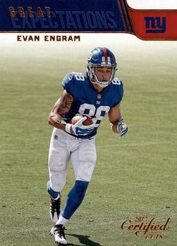 2017 Donruss Certified Cuts - Great Expectations #13 Evan Engram Front