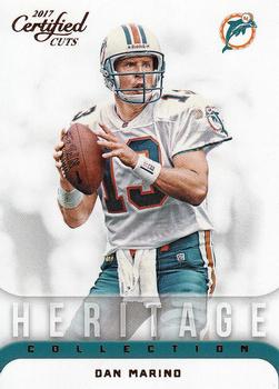 2017 Donruss Certified Cuts - Heritage Collection #4 Dan Marino Front