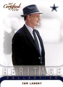 2017 Donruss Certified Cuts - Heritage Collection #13 Tom Landry Front