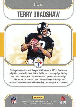 2017 Donruss Certified Cuts - Heritage Collection #15 Terry Bradshaw Back