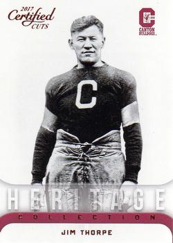 2017 Donruss Certified Cuts - Heritage Collection #20 Jim Thorpe Front
