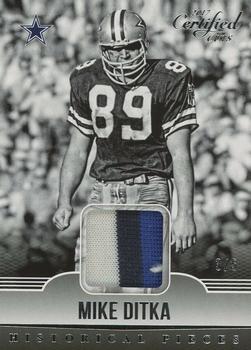 2017 Donruss Certified Cuts - Historical Pieces Silver #26 Mike Ditka Front