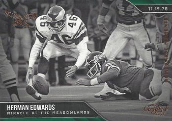 2017 Donruss Certified Cuts - Memorable Moments #3 Herman Edwards Front
