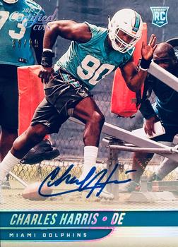 2017 Donruss Certified Cuts - Rookie Scripts Silver #176 Charles Harris Front