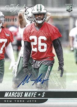 2017 Donruss Certified Cuts - Rookie Scripts Silver #181 Marcus Maye Front