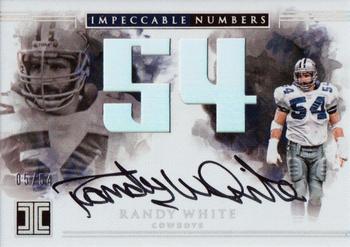 2017 Panini Impeccable - Impeccable Jersey Number Autographs #IJN-RW Randy White Front