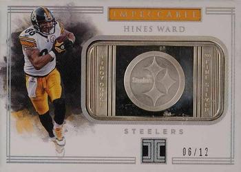 2017 Panini Impeccable - Silver Steelers #PIT-4 Hines Ward Front