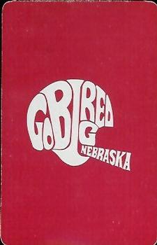 1973 Nebraska Cornhuskers Playing Cards (Red Backs) #2♣ Bob Revelle Back