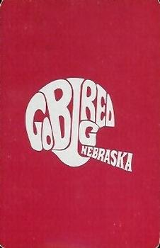 1973 Nebraska Cornhuskers Playing Cards (Red Backs) #9♣ Bob Martin Back