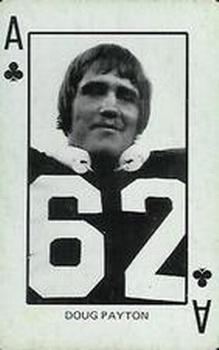 1974 Colorado Buffaloes Playing Cards - Gold Backs #A♣ Doug Payton Front