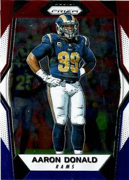 2017 Panini Prizm - Prizm Red, White and Blue #10 Aaron Donald Front