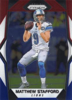 2017 Panini Prizm - Prizm Red, White and Blue #41 Matthew Stafford Front