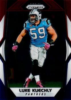 2017 Panini Prizm - Prizm Red, White and Blue #52 Luke Kuechly Front