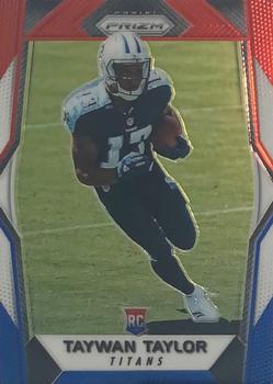 2017 Panini Prizm - Prizm Red, White and Blue #213 Taywan Taylor Front